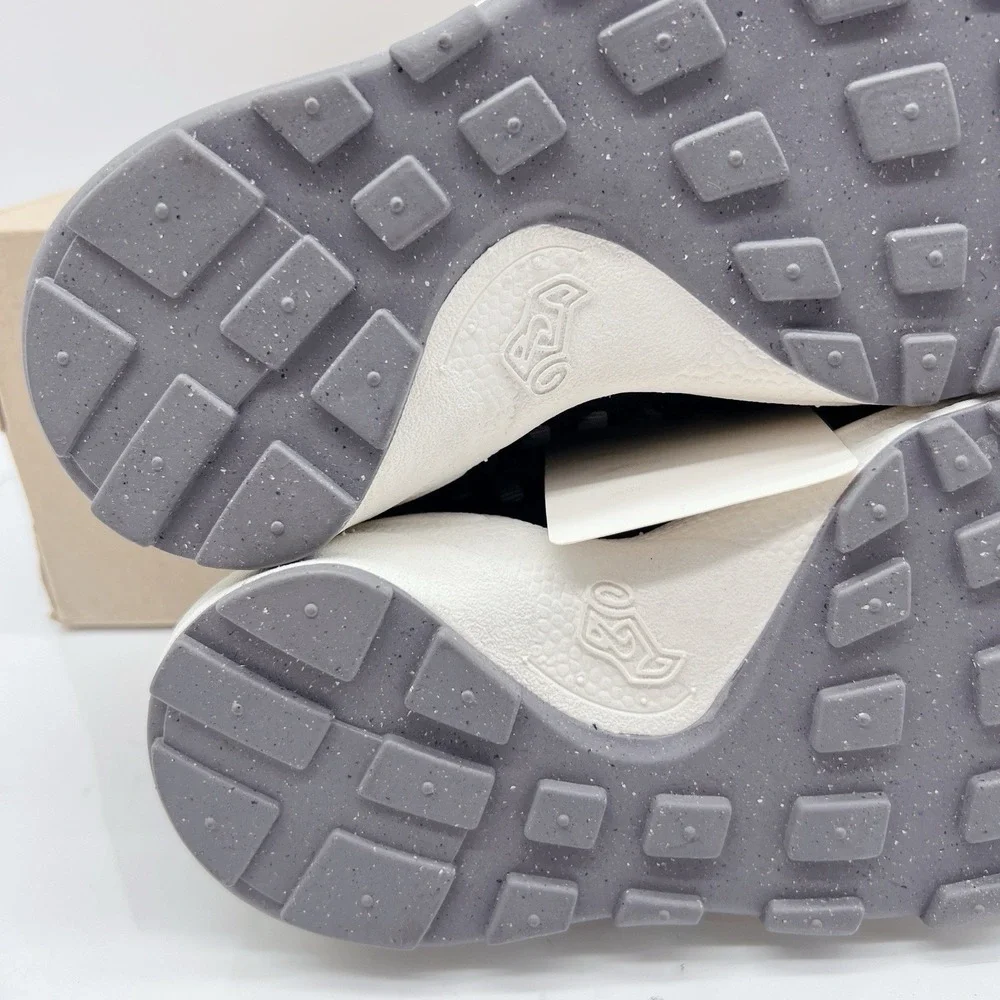 Nike Air Footscape Woven Women's Platform Sneakers Shoes Black Grey US 5.5 - Picture 10 of 13